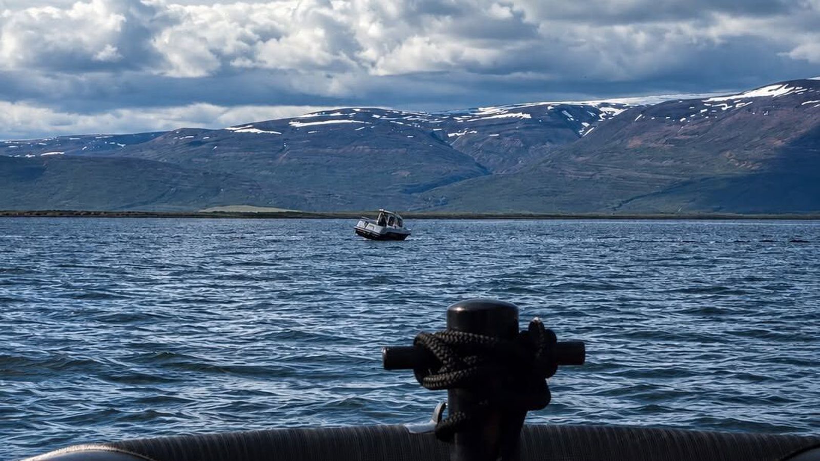 Strandaði á skeri rétt utan við Húsa­vík