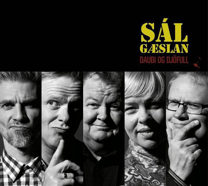Sálgæslan - Dauði og djöfull - plötukápa