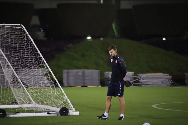 Bjarki Már Ólafsson verður áfram í Katar.