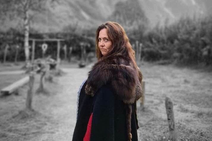 Sigrún Björk Ólafsdóttir hönnuður vinnur með leðurmerkinu Nönnu Lín og hafa flíkurnar vakið mikla athygli.