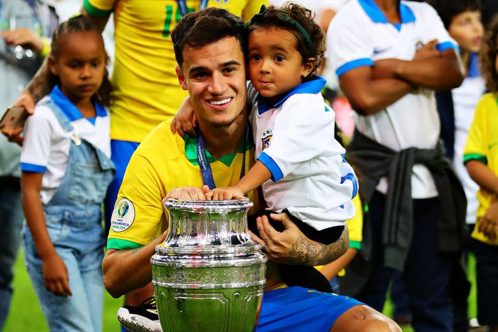 Philippe Coutinho vann Copa America með Brasilíu í sumar.