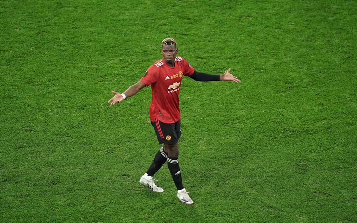 Samningur Paul Pogba við Manchester United rennur út næsta sumar.