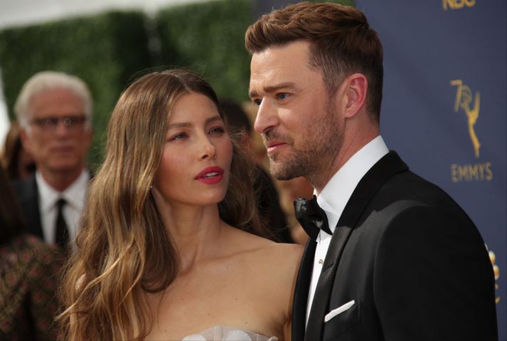 Hjónin Jessica Biel og Justin Timberlake.