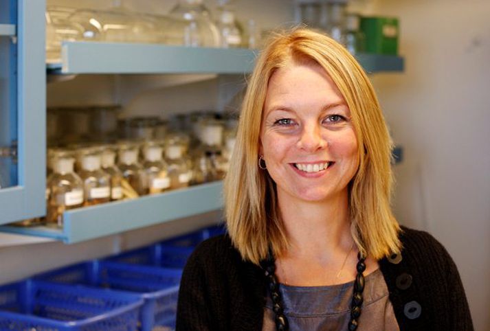 Sesselja Ómarsdóttir er dósent við Lyfjafræðideild Háskóla Íslands. Mynd/ Anton.