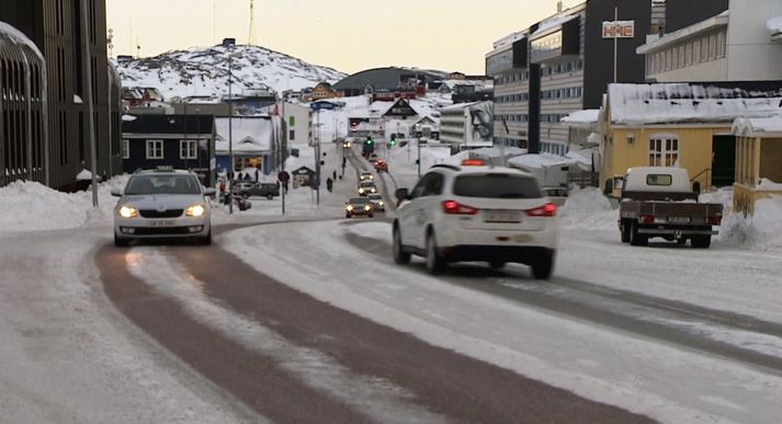 Frá Nuuk, höfuðstað Grænlands.