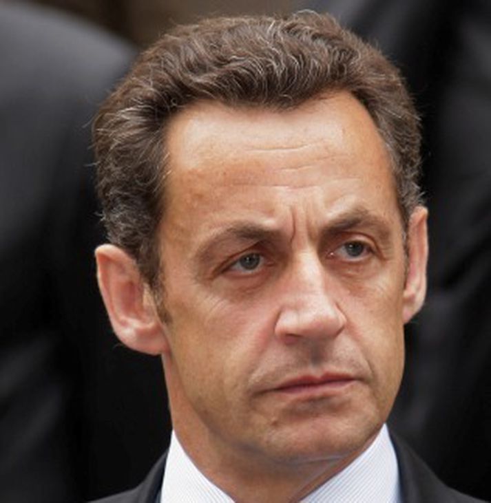 Sarkozy Frakklandsforseti.