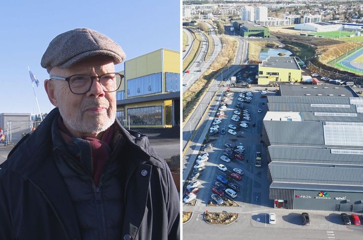 Magnús Skúlason arkitekt er mishrifinn af húsunum sem eru tiltölulega nýrisin við Álfabakka í Breiðholti. 