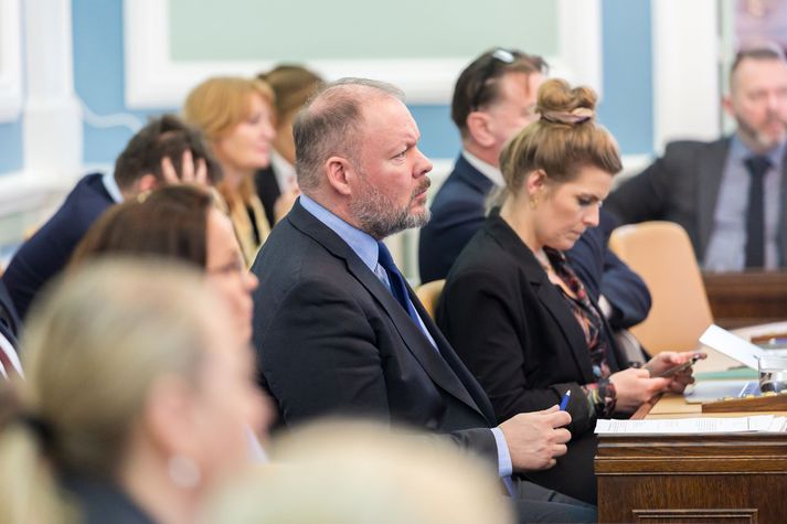 Bergþór Ólason, þingflokksformaður Miðflokksins, segir málið bera þess merki að stjórnarliðar séu litlir í sér.