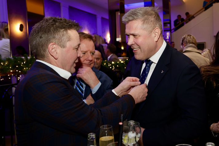 Bjarni er bjartsýnn fyrir nóttinni.