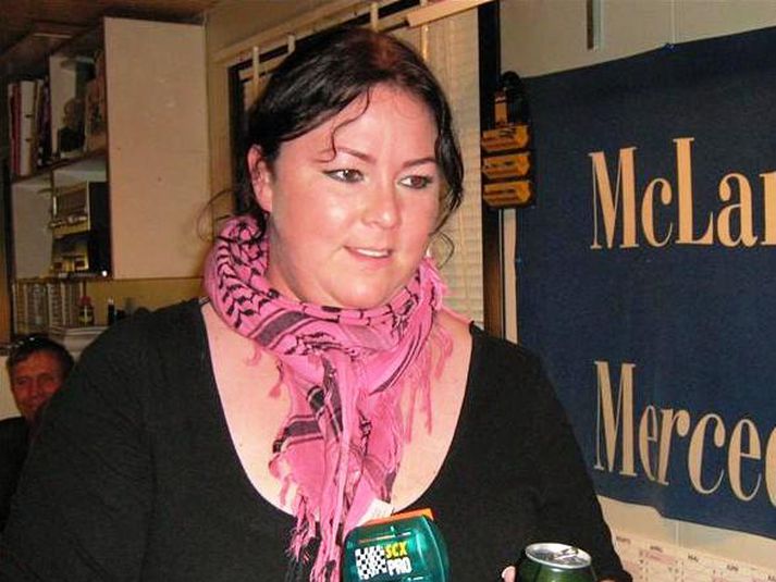 Margrét Helgadóttir bifhjólakona hitti valdamesta Vítisengil Danmerkur.