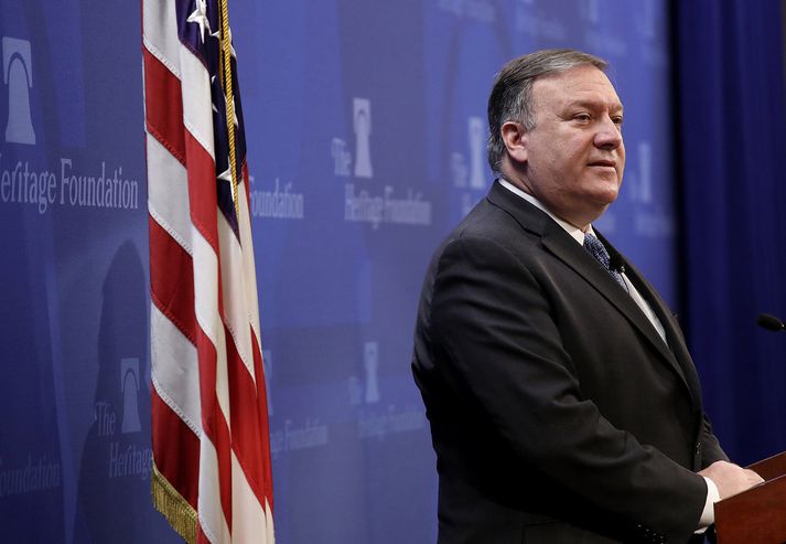 Mike Pompeo utanríkisráðherra Bandaríkjanna.