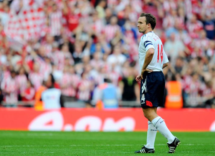 Kevin Davies í leiknum um helgina.