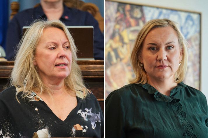 Sigríður Á. Andersen þingflokksformaður Miðflokksins og fyrrverandi dómsmálaráðherra ræddi mál ríkislögreglustjóra á Sprengisandi. 