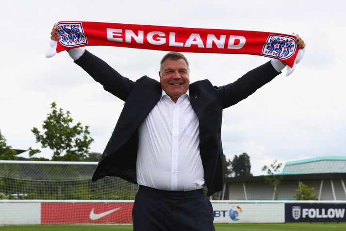 Sam Allardyce er þjálfari Englands.