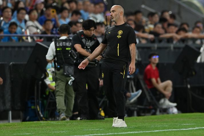 Enzo Maresca stýrði Manchester City í fyrsta sinn í gær.