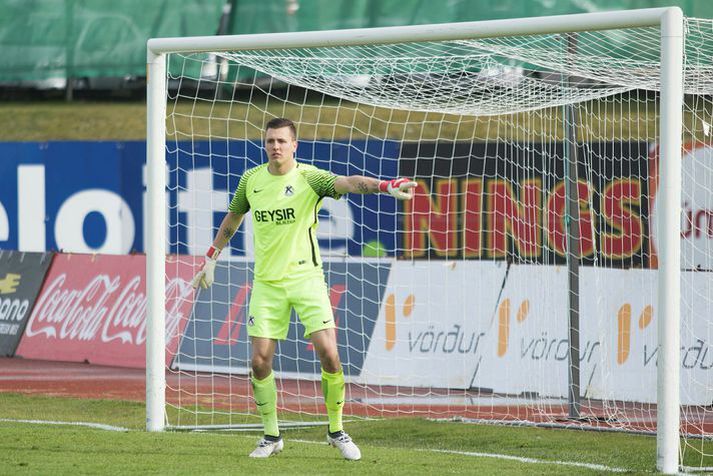 SIndri Kristinn Ólafsson markvörður Keflavíkur