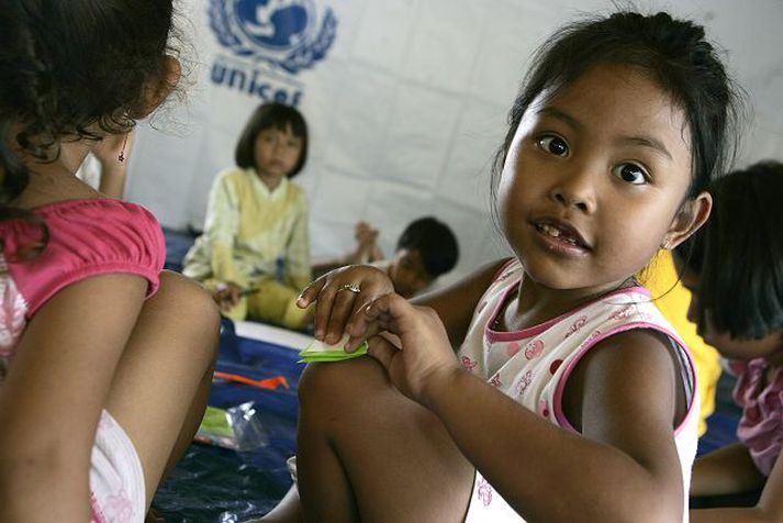 UNICEF's chidren's center in Indonesia