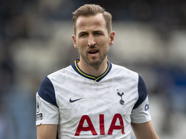 Harry Kane æfði með liðsfélögum sínum í fyrsta skipti á tímabilinu í morgun.