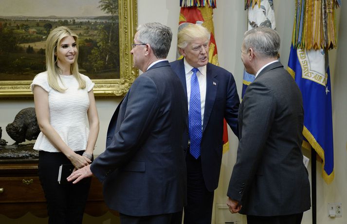 Ivanka Trump hefur í gegnum tíðina verið náinn ráðgjafi föðurs síns, Donald Trump.