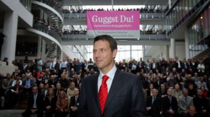 Rene Obermann, forstjóri Deutsche Telekom.