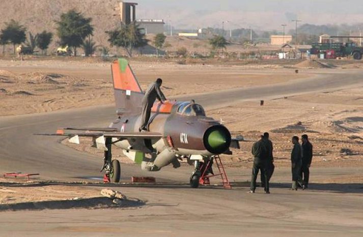 MiG-21 orrustuþotan.