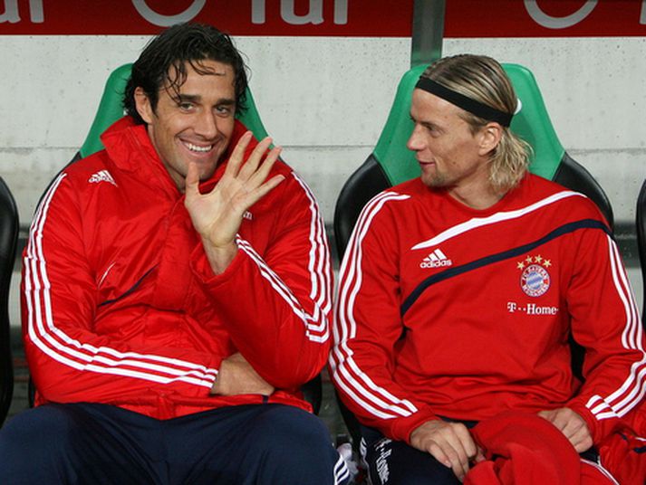 Luca Toni hefur mátt dúsa á bekknum hjá Bayern.