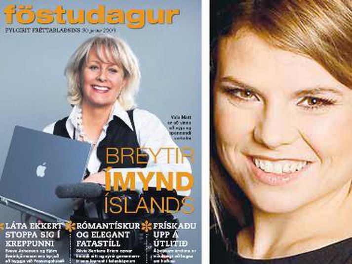 Vala Matt í forsíðuviðtali Föstudags og Marta María Jónasdóttir