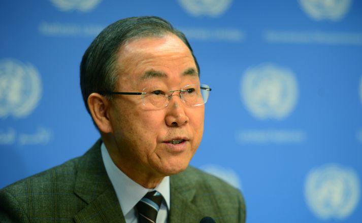 Ban Ki-moon aðalframkvæmdastjóri sameinuðu þjóðanna.