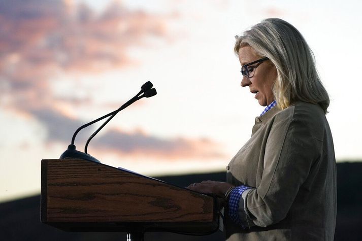 Liz Cheney er einn harðasti andstæðingur Donald Trump innan Repúblikanaflokksins.