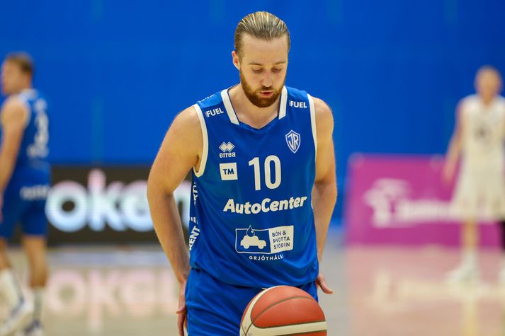 Hákon Örn Hjálmarsson og félagar í ÍR voru í ham í Höllinni í kvöld.