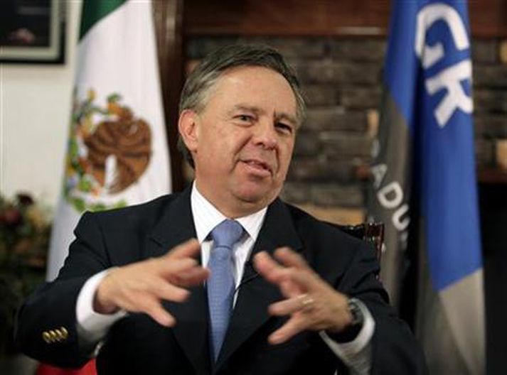 Eduardo Medina Mora, fráfarandi saksóknari.