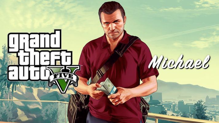 Ned Luke leikur Michael De Santa í Grand Theft Auto 5.
