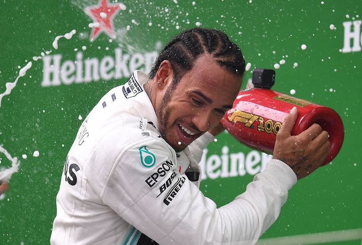 Lewis Hamilton náði sínum öðrum sigri á árinu í kínverska kappakstrinum