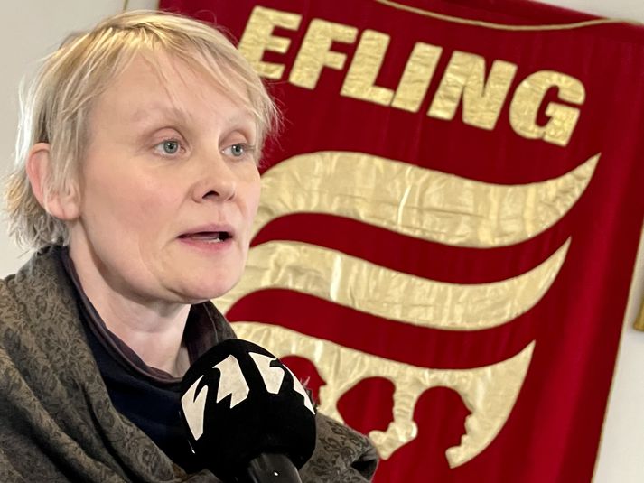 Sólveig Anna Jónsdóttir prezes związku Efling.