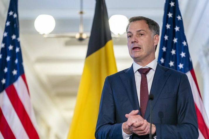 Kvöldið var Alexander De Croo erfitt.