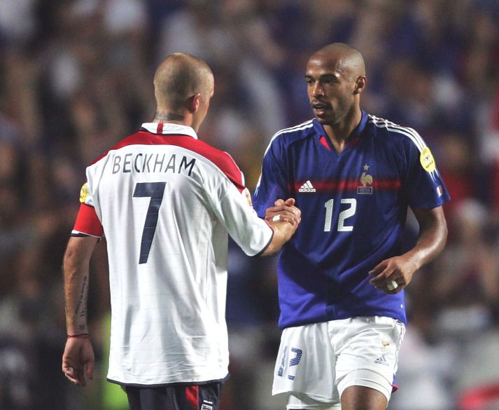 Becks hér í landsleik gegn Frökkum fyrir nokkru síðan.