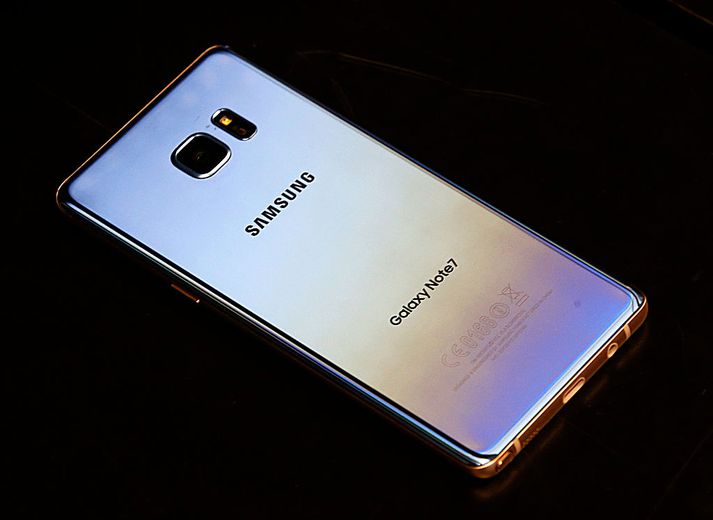 Galaxy Note 7 var innkallaður af Samsung fyrr í haust.