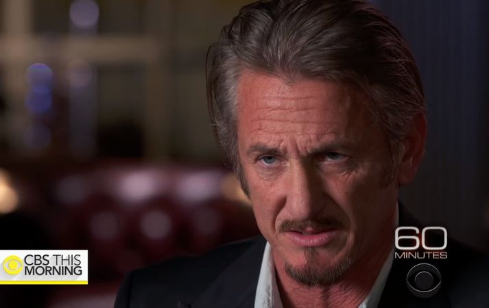 Sean Penn mætti í viðtali við 60 míntur vegna viðtalsins við El Chapo.