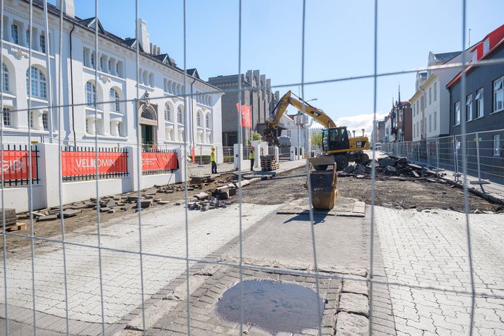 270 stæði eru í bílastæðahúsinu við Traðakot. Um er að ræða stærsta bílastæðahúsið í borginni.