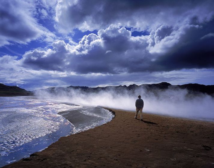 Reykjanesið er fallegt á góðum degi.