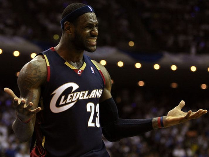 LeBron James hjá Cleveland Cavaliers.