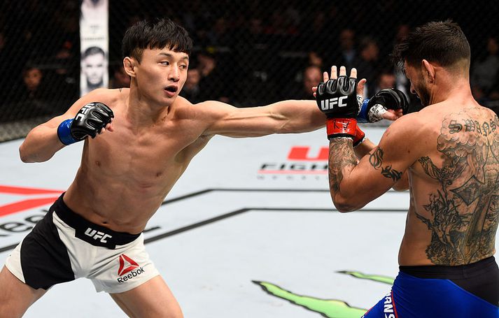 Choi í bardaganum gegn Cub Swanson.