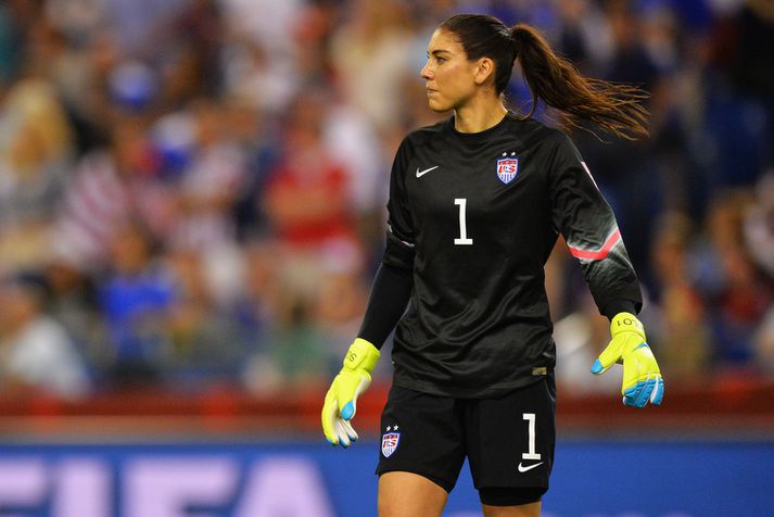 Hope Solo hefur vart geta staðið sig mikið betur.