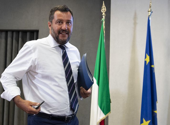 Salvini hefur sagt arrivederci við Fimm stjörnu hreyfinguna.