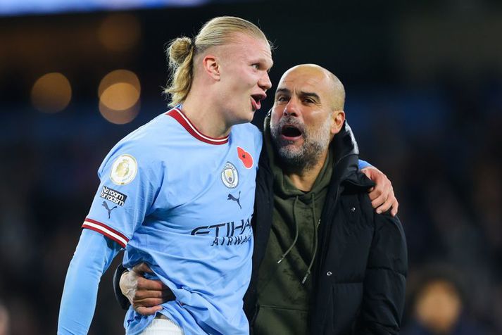 Er smá obbolítil möguleiki á því að Pep Guardiola leyfi Erling Haaland að fara á láni?