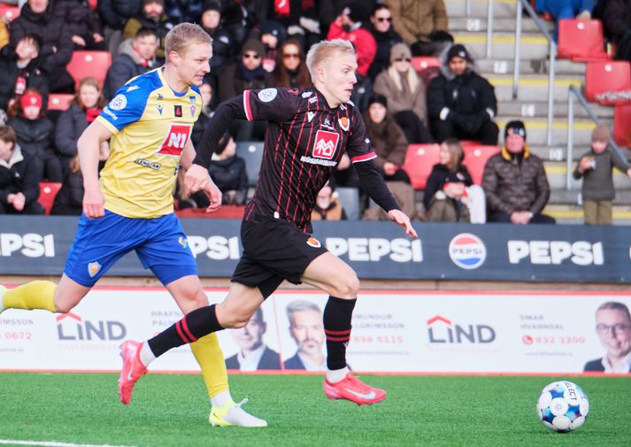 Daníel Hafsteinsson skoraði tvö mörk fyrir Vikinga í dag.