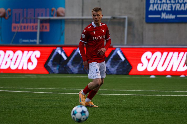 Samúel Kári Friðjónsson og félagar í Val fara með eins marks forskot í seinni leikinn í Bosníu eftir viku.