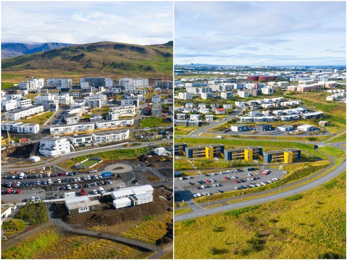 Íbúar Úlfarsársdalar og Grafarholts telja nú um níu þúsund manns en þeir eru án matvöruverslunar næstu vikurnar.