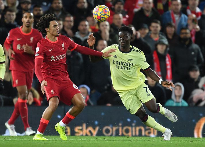 Trent Alexander-Arnold hrósaði liðsfélaga sínum, Diogo Jota, í hástert.