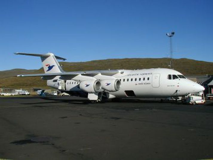 BA-146 flugvél Atlantic Airways.